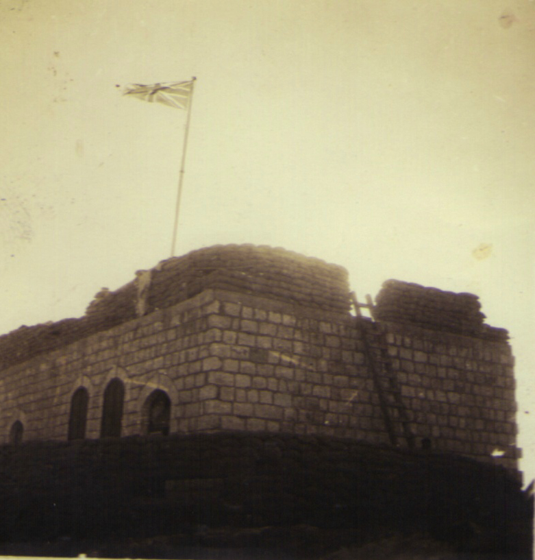 British post in Palestine